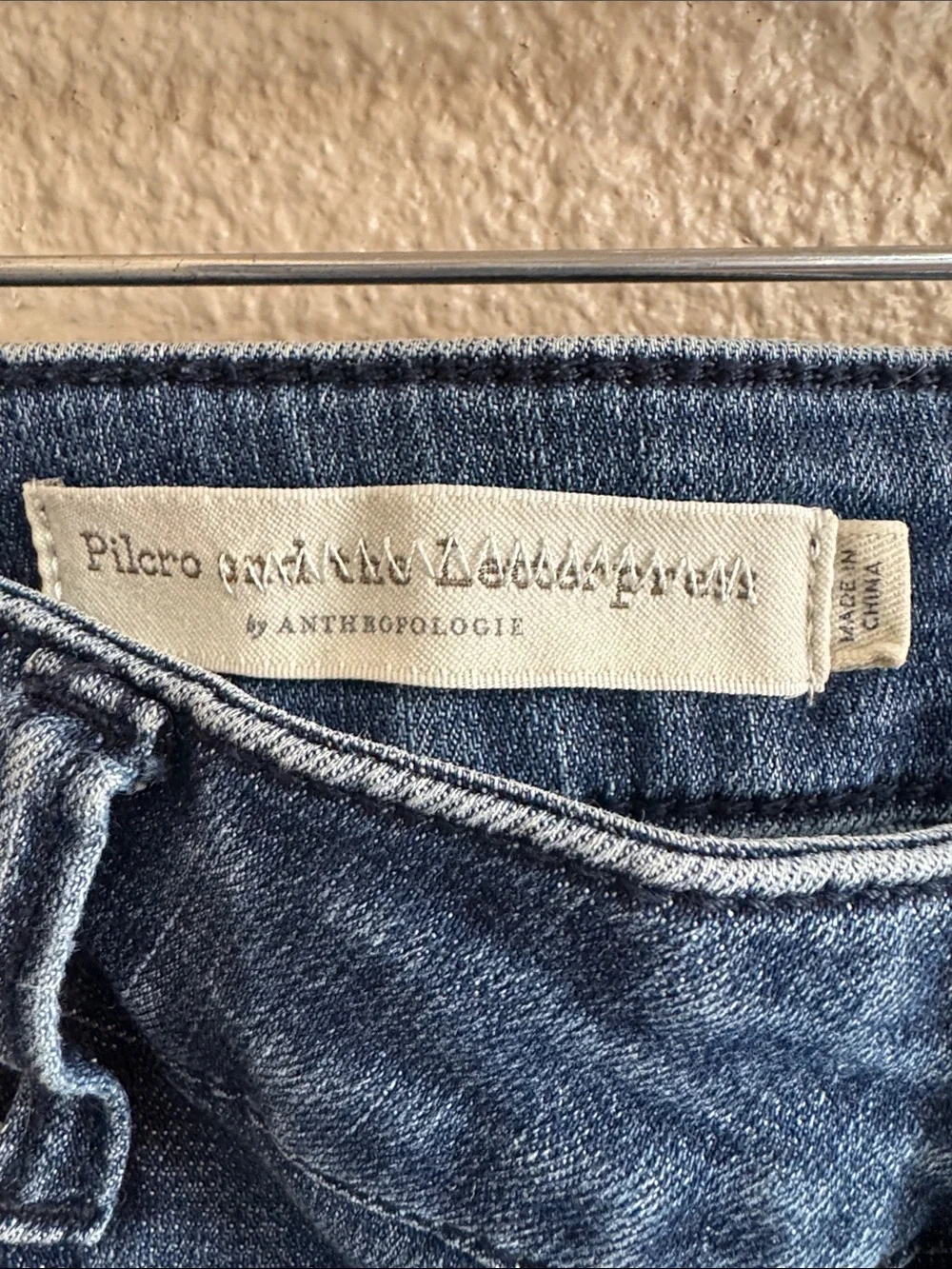 Pilcro Skinny Jeans in Medium Blue Wash
